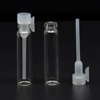 1000pcs 1ml 2ml empty mini glass perfume small sample vials perfume bottle laboratory liquid fragrance test tube trial bottle