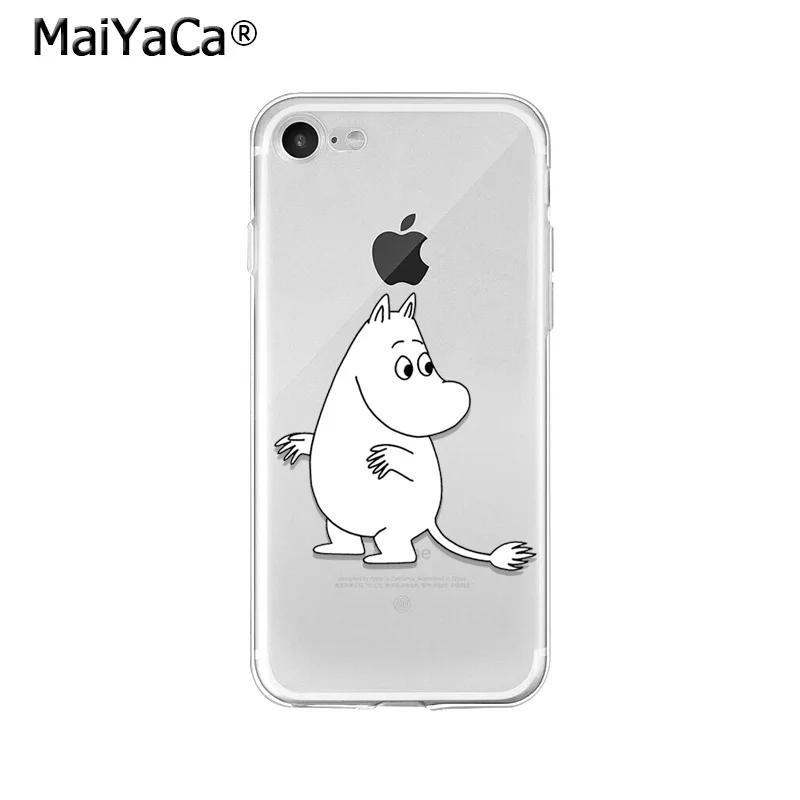 A11 MaiYaCa прекрасный Бегемот Moomin Pikku myy мягкий чехол для телефона из ТПУ чехол для iPhone X XS MAX 6 6s 7 7plus 8 8Plus 5 5S SE XR - Цвет: A11