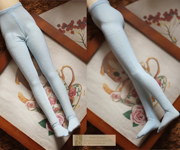 Аксессуары для куклы bjd, кукольный носок для 1/3, 1/4, 1/6, 1/8, 1/12, 12 дюймов, носки в полоску для куклы, хлопковые колготки