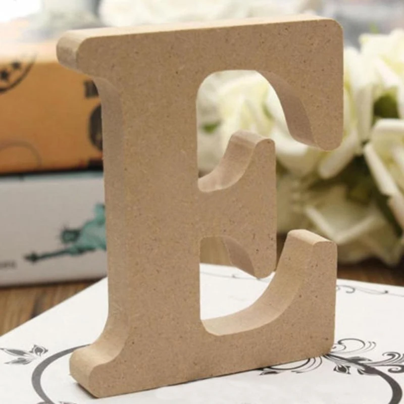 1 шт. DIY A Z и деревянные буквы подвесной домашний декоративный столик Алфавит