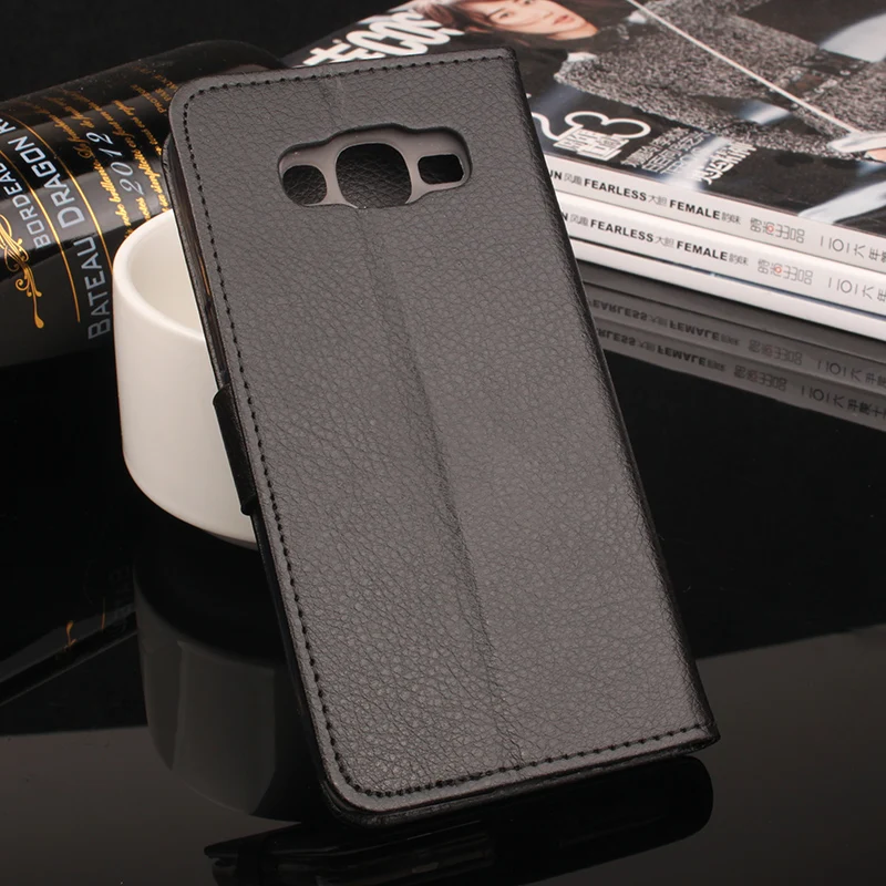 For Samsung Galaxy J2 Prime Case Leather Flip Litchi Grain Vintage Luxury Wallet Phone Bag for | Мобильные телефоны и