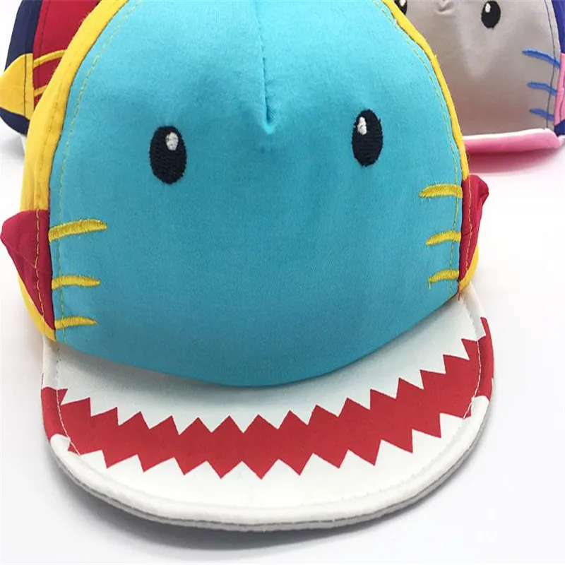 Дети мультфильм Акула мягкий козырек фуражке для фотосессий Косплей Одежда