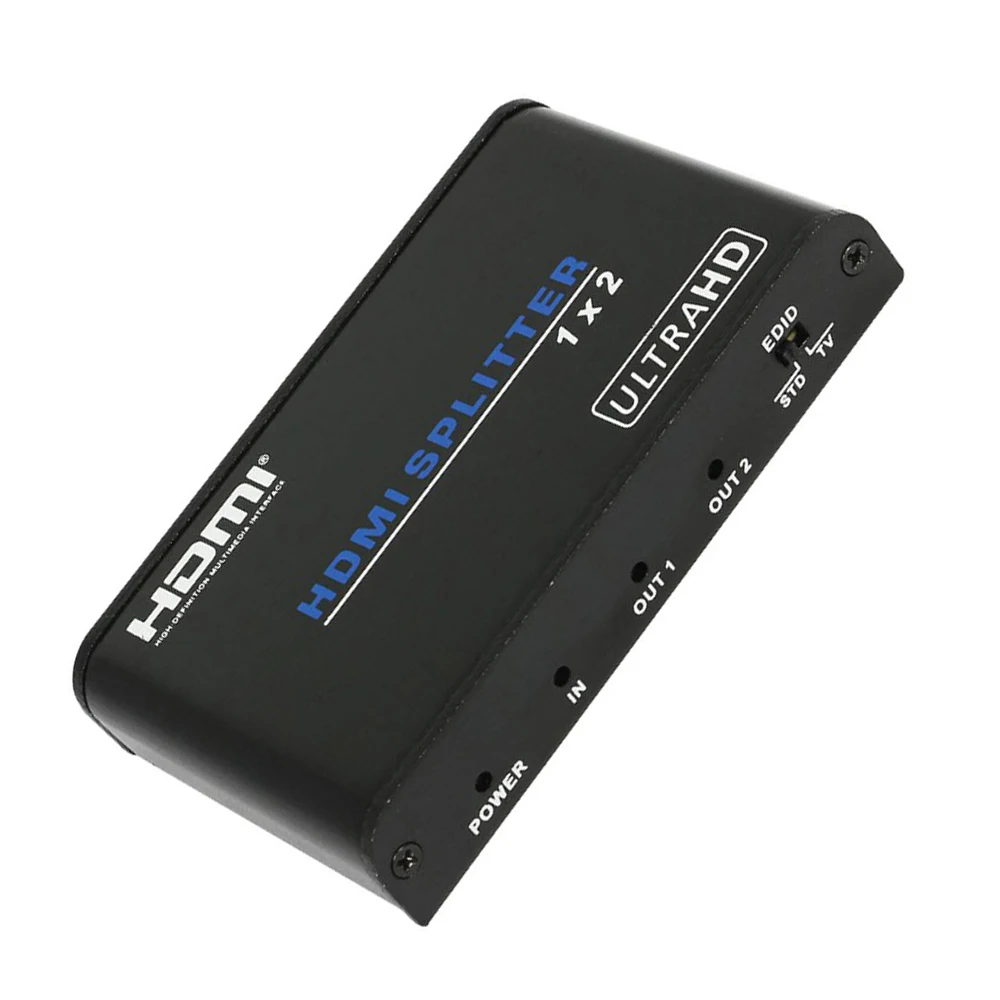 Сплиттер 1080P @ 60 Гц 3D 4K 2K UHD HDMI 2 0 1x2 1 вход выхода ретранслятор переключатель коробка