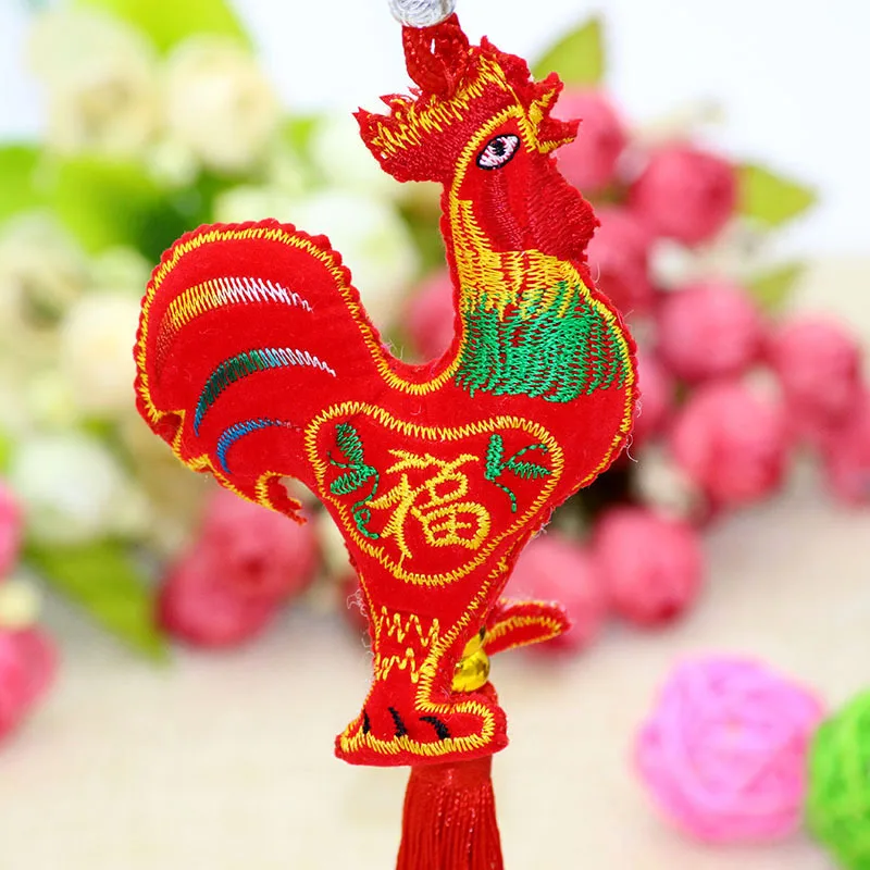 20 ШТ. 2017 новый год Зодиака талисман саше Новый Год Золотой Петух Рождественский
