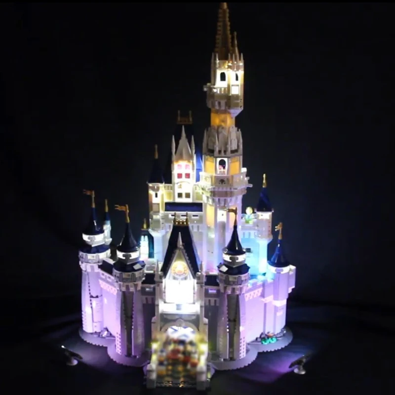 Светильник ка для Lego 71040 креативный город Золушка Замок принцессы совместимые с