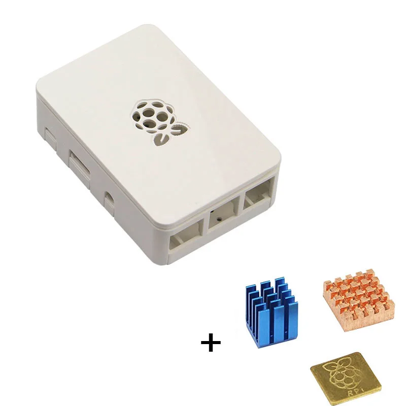 Для Raspberry Pi3 Модель B+ Abs чехол корпус с алюминиевым радиатором для Raspberry pi 3 Model B+ Plus, pi 3/2