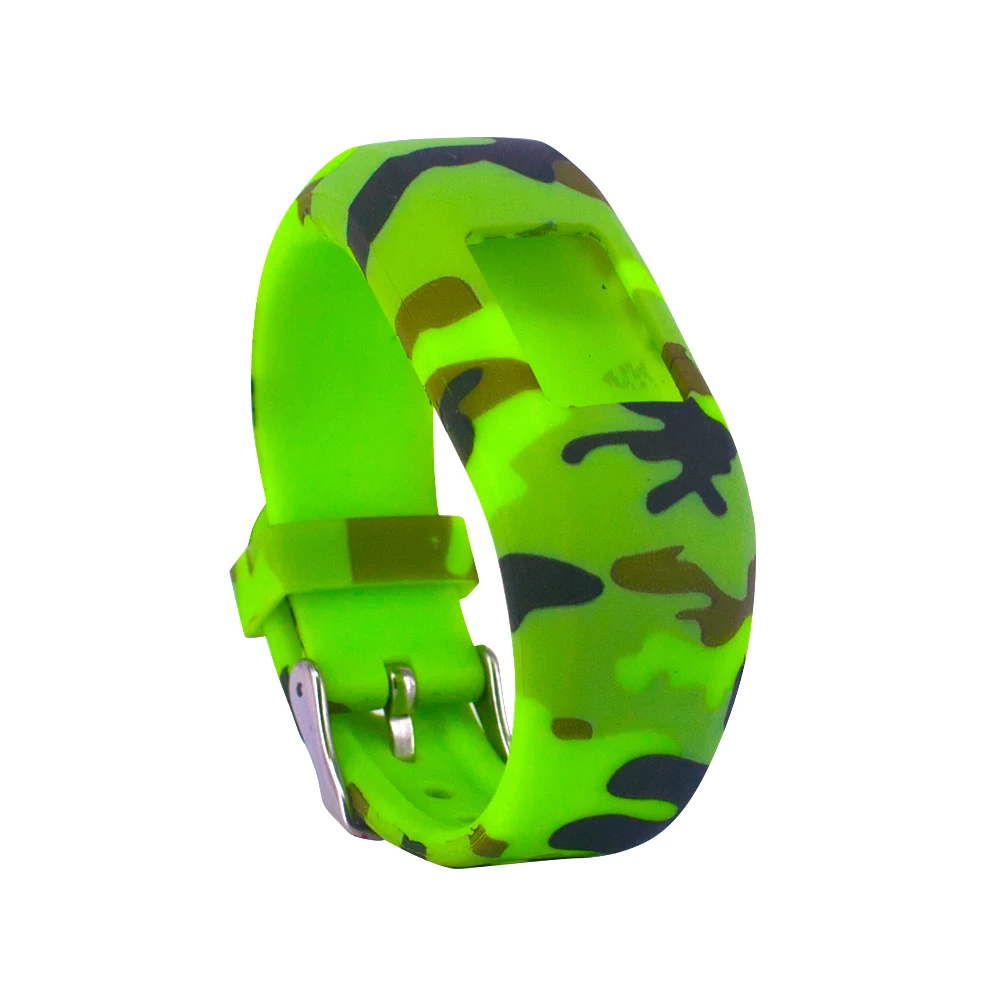 Милый Камуфляжный силиконовый ремешок FIFATA для Garmin Vivofit JR/JR 2 детский сменный