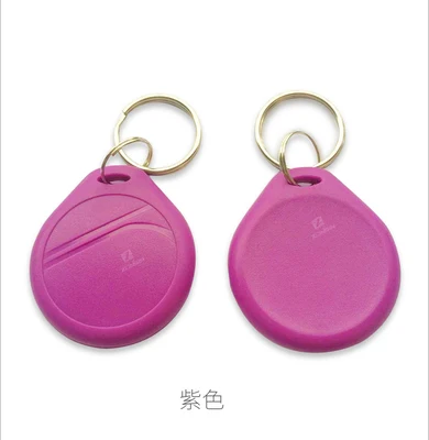 Purple UID; запасной S50 1 K 13,56 МГц nfc-карта блок IC 0 перезаписываемый Бланк карточка копир RFID ключ для домофона тег кольцо для ключей доступа Управление - Цвет: Purple