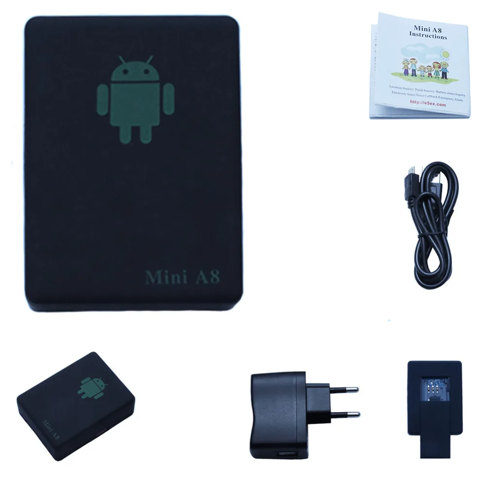 A8 Мини GSM lbs трекер Global Time GSM/GPRS отслеживающее устройство с кнопкой SOS для
