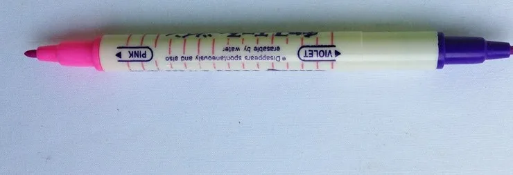 Двойная выцветающая ручка Adger гидролизная розовая фиолетовая|pen f|pen pinkpen erasable |