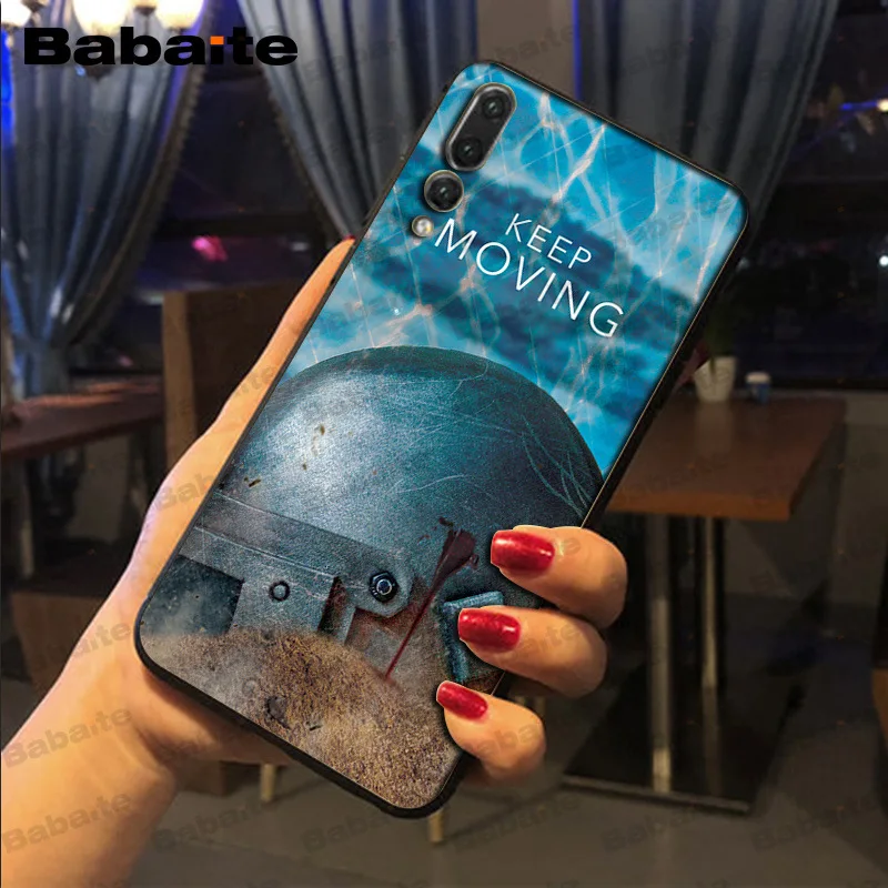 PUBG мягкий силиконовый черный чехол для телефона huawei mate 10 lite p20lite p9lite nova 3i honor 8x mate20