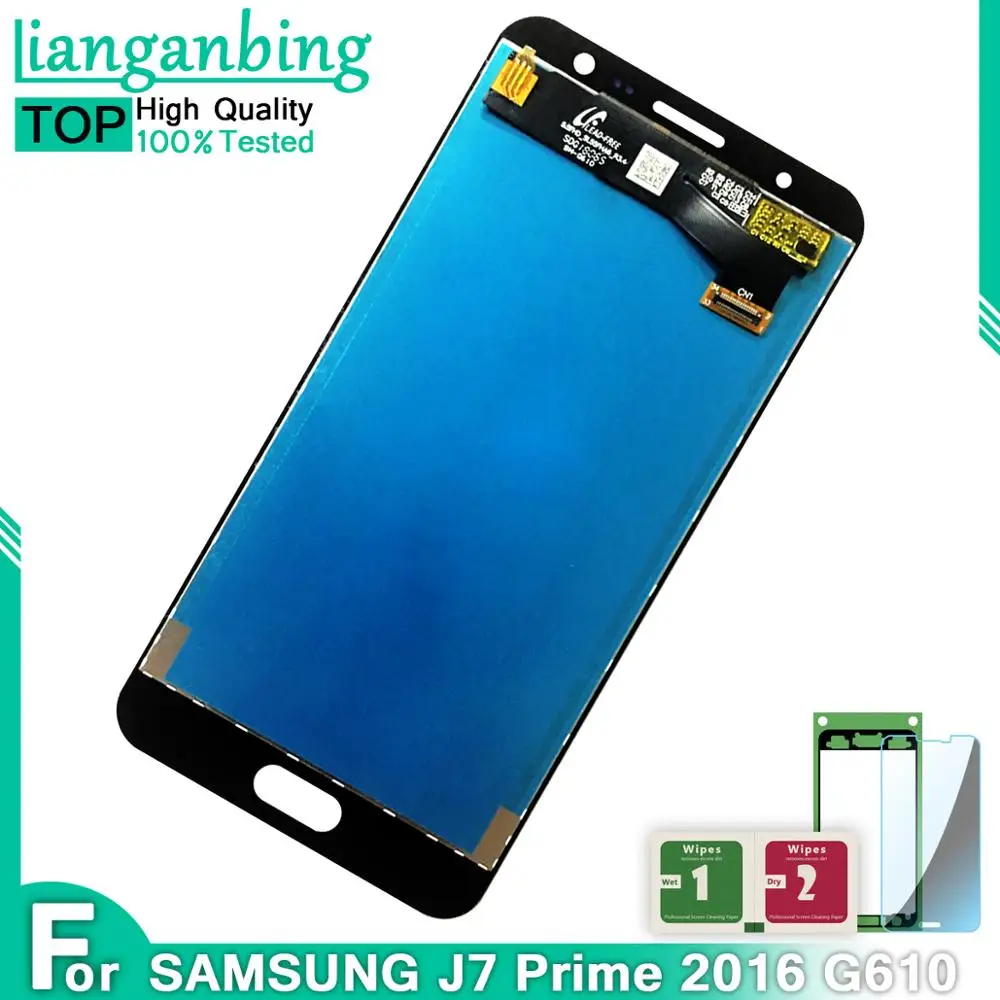 Для Samsung Galaxy J7 Prime LCD G610 G610F G610M 5 ''ЖК дисплей с сенсорным экраном дигитайзер в