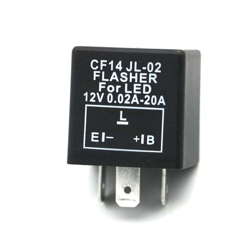 Высокое качество CF14 JL-02 фиксатор проблескового реле светодиодный SMD быстрая индикатор мигалка/декодер электронный поворотники получения информации об оптовой цене