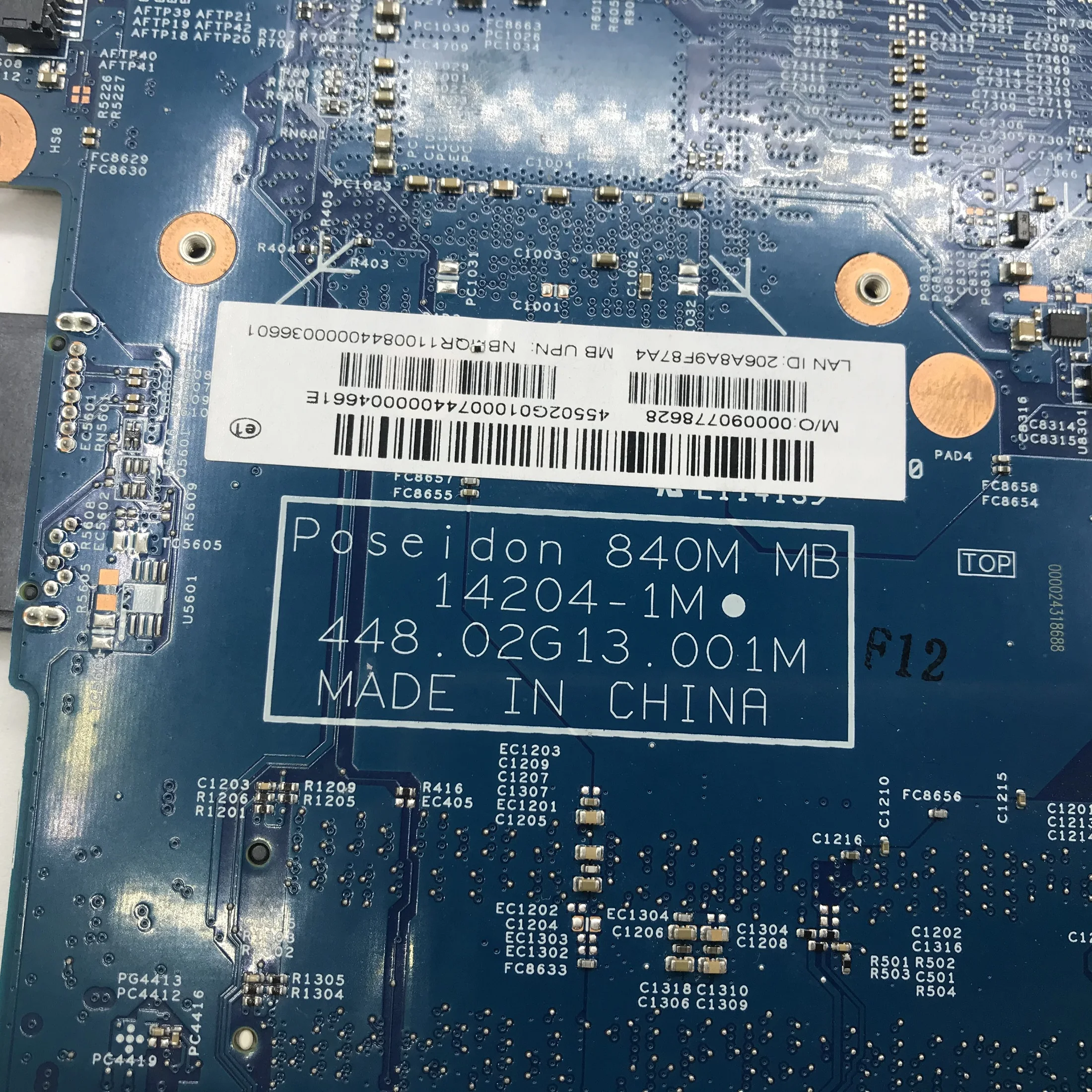 KEFU 14204 1M 448.02G13.0 материнская плата для Acer Aspire VN7 791 791G mianboard i7 4710HQ оригинальная