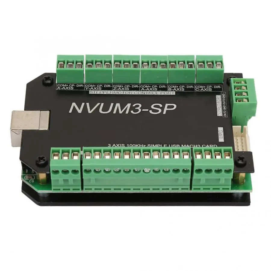 USB MACH3 плата контроллера движения 3 100 кГц для шагового двигателя осевой интерфейс
