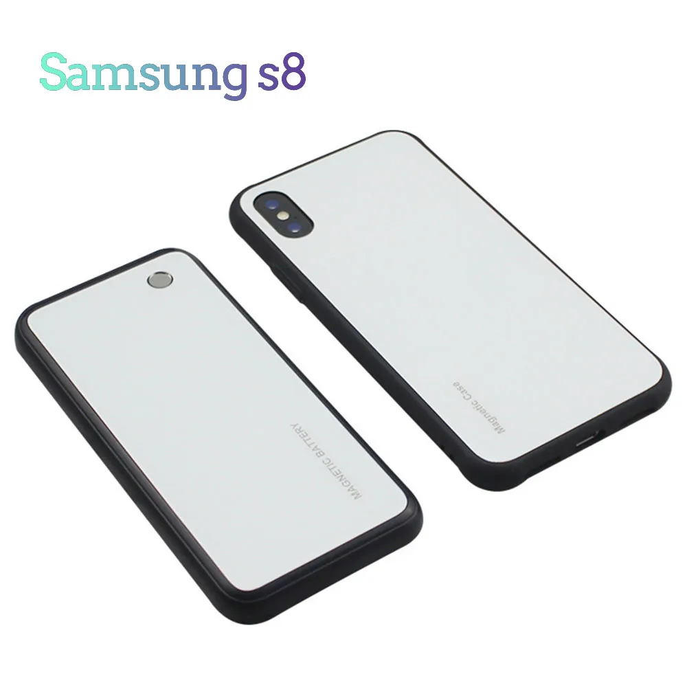 Jinxingcheng Батарея чехол для samsung Note 9 5000 мА-ч, Мощное зарядное устройство Крышка для samsung S9/S9 большие рамки для samsung S8/S8 плюс - Цвет: for Samsung s8