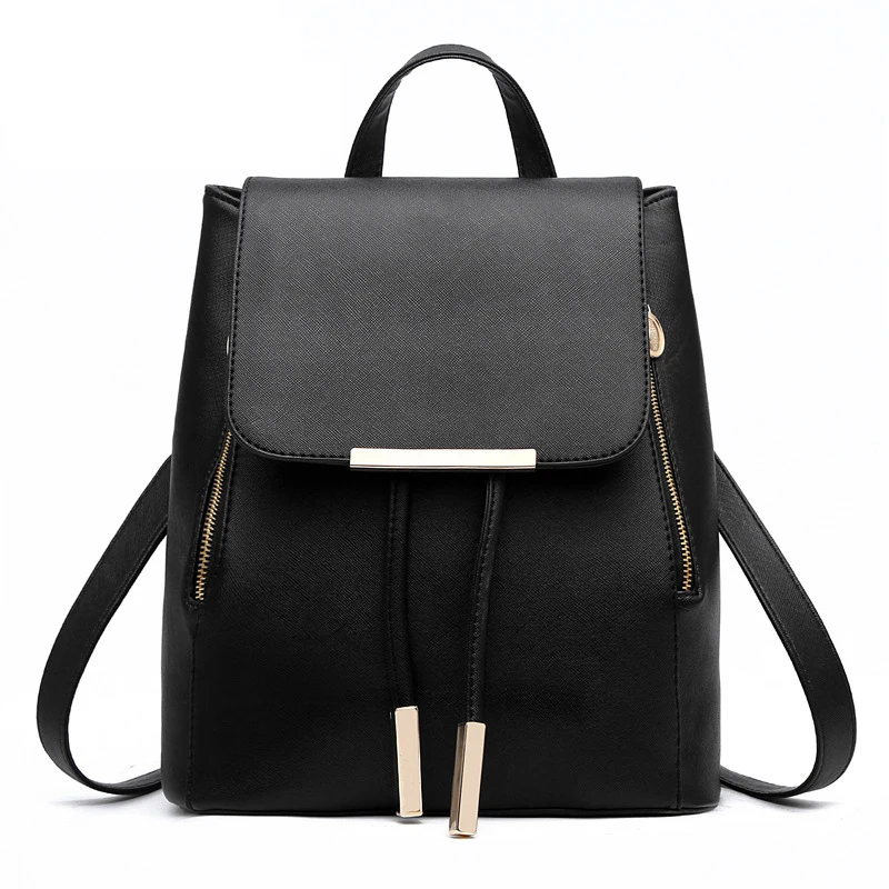 

Women Backpack High Quality PU Leather School Bags For Teenagers Girls Top-handle School Backpacks travel bag Mochila Escolar