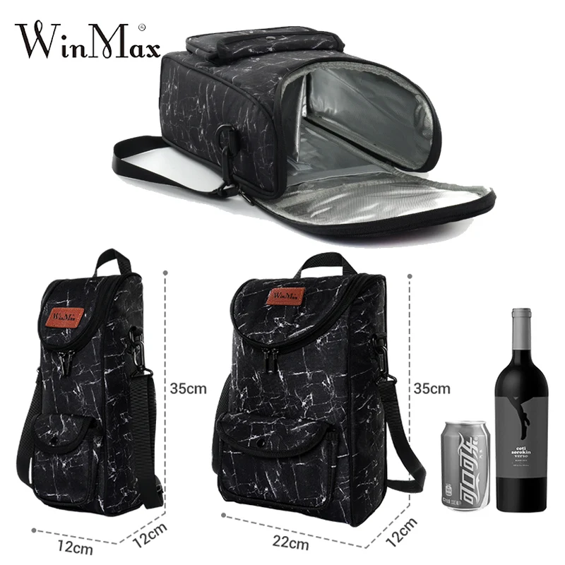 Winmax бутылка шампанского морозильник один/двойные для винных бутылок держатель охладительный кулер, пузырь со льдом хоста подарок для невесты портативный