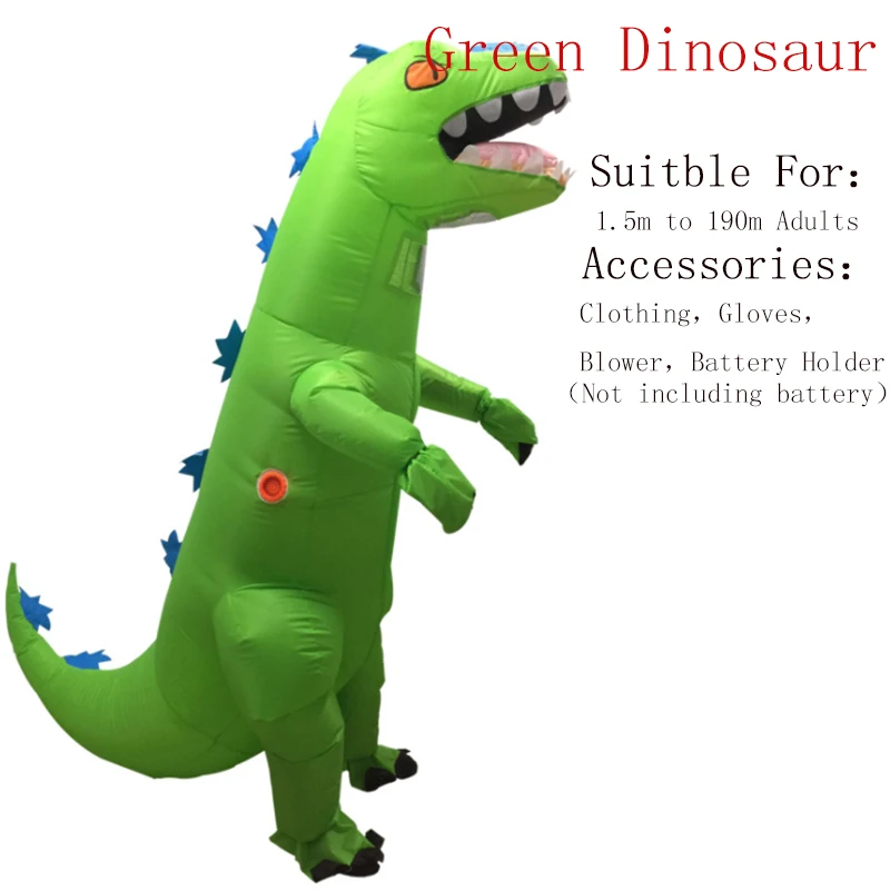 Надувные костюмы динозавров аниме T rex одежда для косплея костюм животного
