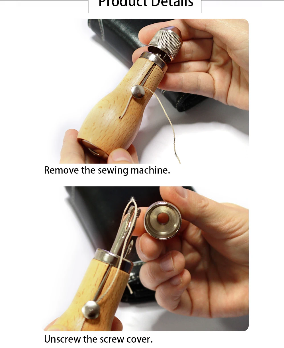DIY ручной инструмент шило швейная машина вощеная нить для кожаного ремесла край ремень со строчкой полоски обувной станок кожа строчка инструмент