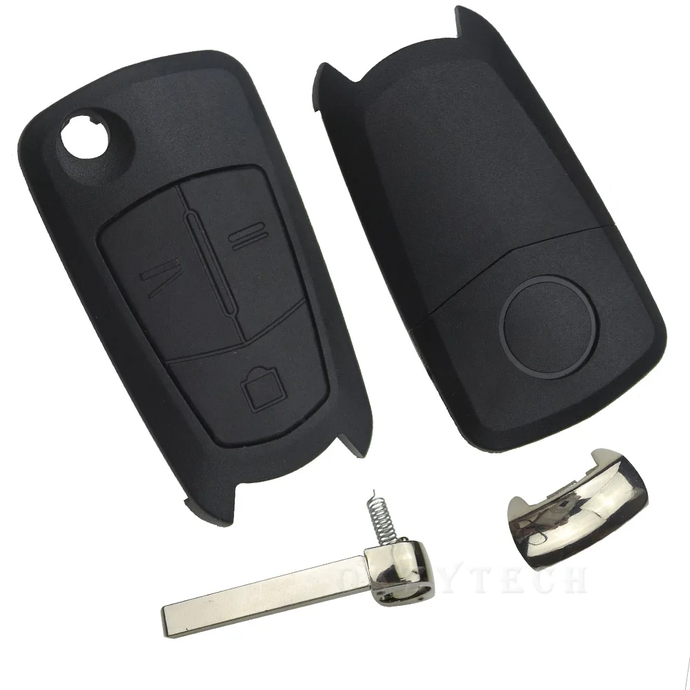 OkeyTech 3 кнопки откидная оболочка ключа дистанционного управления чехол для Vauxhall