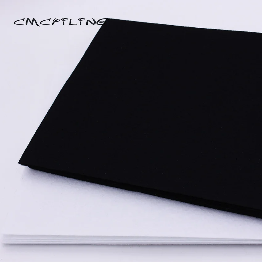 CMCYILING 20 шт./лот 20*30 см черно-белая войлочная ткань толщина 1 мм полиэфирная для