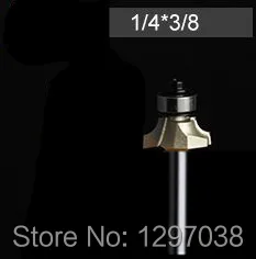 

2pcs Woodworking Corner Rounding Round Over Router Bit 1/4 x 3/8