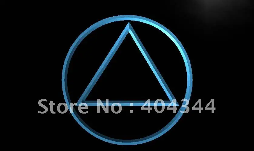 

LE213- Alcoholics Anonymous AA LED Neon Light Sign home decor crafts