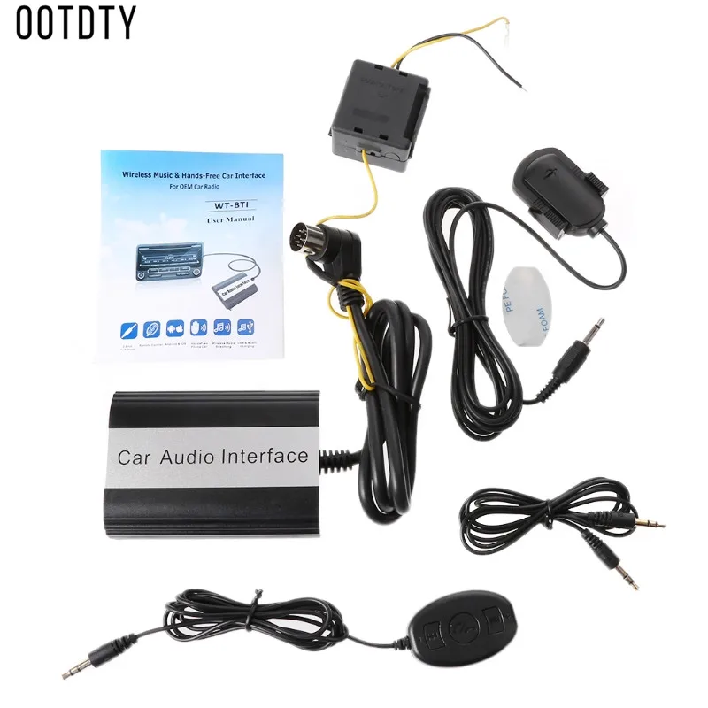 

Handsfree Car Bluetooth Kits MP3 Music AUX Adapter Car Audio Interface CD Sound For Volvo HU-series C70 S40/60/80 V40 V70 XC70