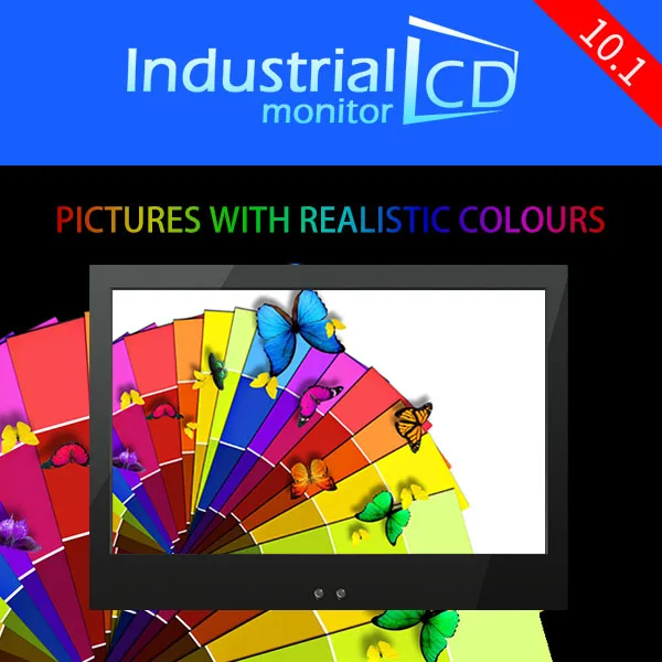 M101-EF03R/ Faismars Industrial 10.1 inch IPS DVI resistive touch screen monitor LCD | Компьютеры и офис