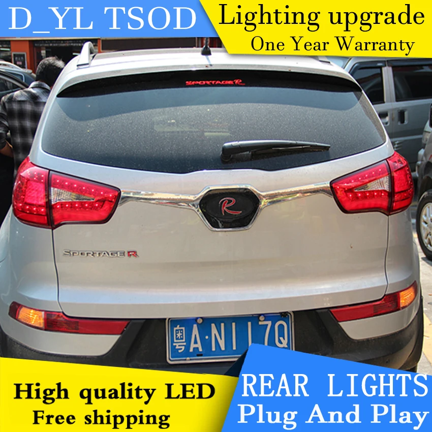 Автомобильный Стайлинг для Kia Sportage R задних сигнальных огней 2011 2014 светодиодный