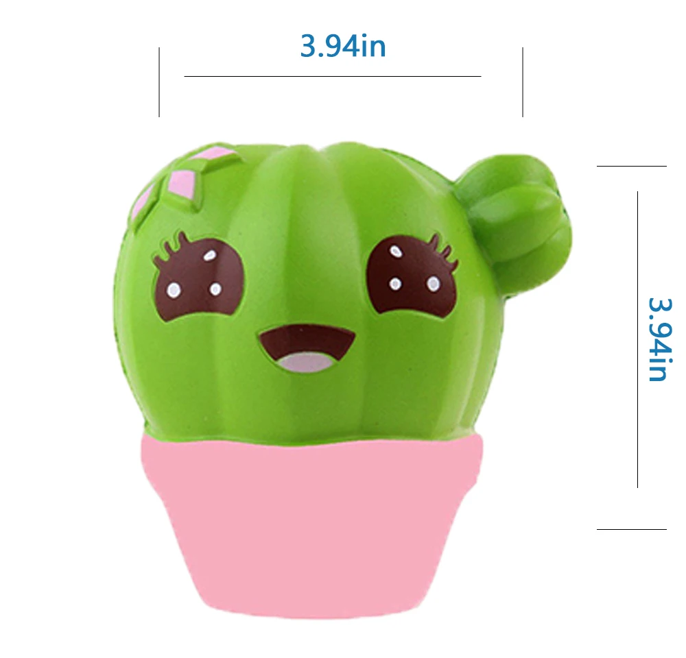 ball cactus Гигантские мягкие животные каваи дети снятие стресса подарок мягкие игрушки squeeze арбуз Единорог Мягкий jumbo Декор Игрушки - Цвет: ball cactus
