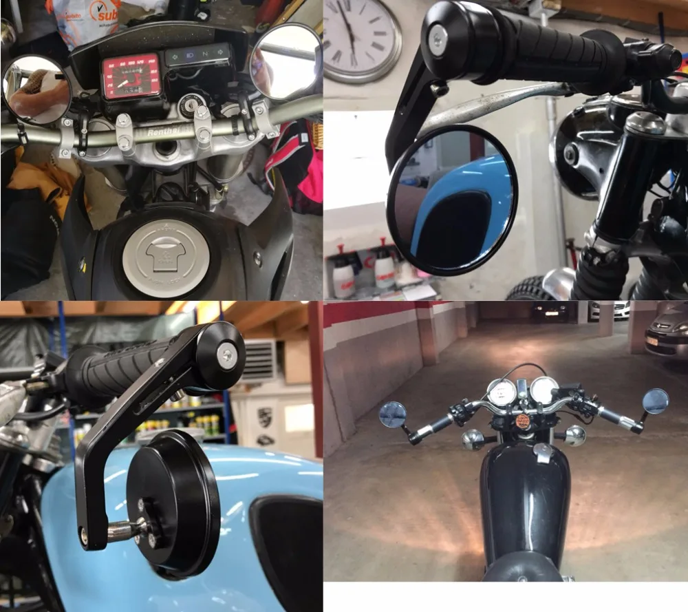 Зеркало мотоциклетное складное 22 мм в стиле ретро|folding motorcycle mirrors|bar mirrormotorcycle mirror |