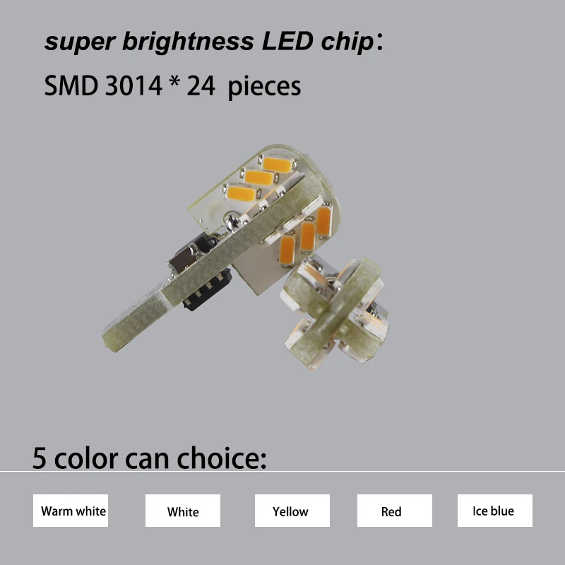 Viewi 2X T10 W5W 194 Canbus led авто Стайлинг интерьерные огни 2 Вт Dc 12 вольт Авто хвост Сторона