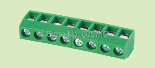 PCB Клеммная колодка 126R 5.0 2P 5 0 мм Шаг Американская классификация проводов 2р 250V/8A