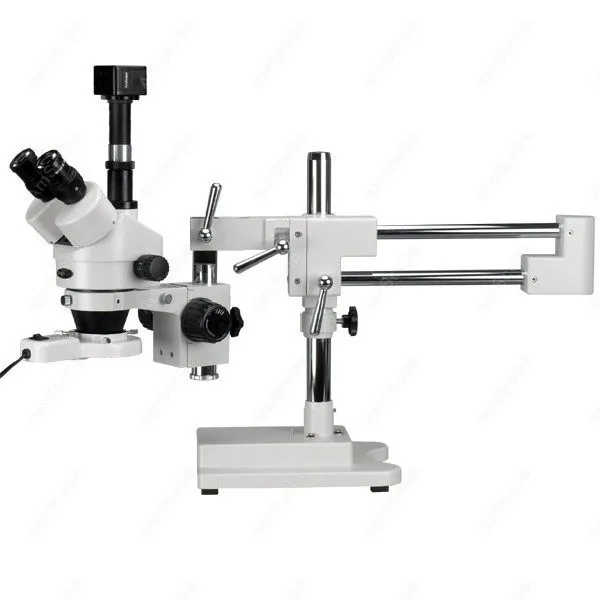 

Inspection Stereo Microscope--AmScope Supplies 3.5X-90X Inspection Zoom Stereo Microscope with 3MP USB Camera