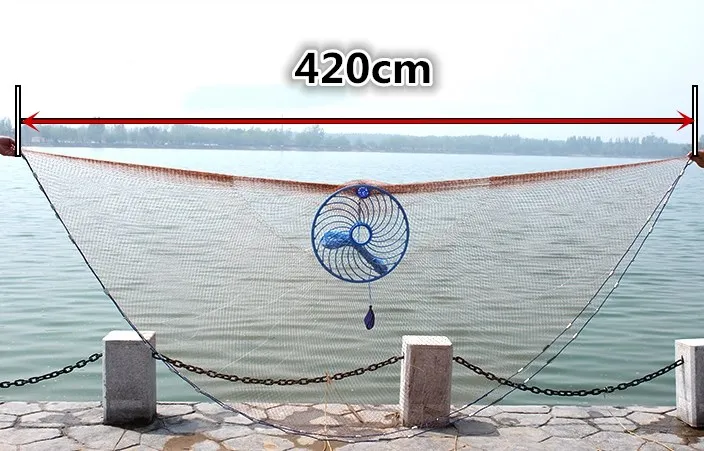 Синий Finefish рыболовные сети ручной бросок литьевая сеть с кольцом 2,4-4,8 м с грузила для охоты и ловли рыбы - Цвет: Синий