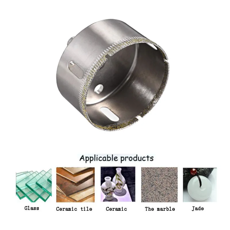 55 мм стекло с алмазным покрытием отверстие пилы сверла для керамической плитки