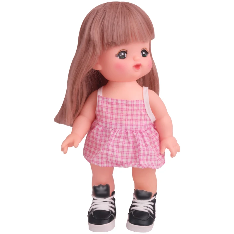 

14.5 inch Girls doll shoes Fashion sports shoes PU American new born Sneakers Star doll gym shoe Baby toys fit milo doll x43