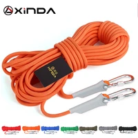 xinda professional rock climbing outdoor trekking hiking accessories floating rope 10mm diameter high strength cord safety rope