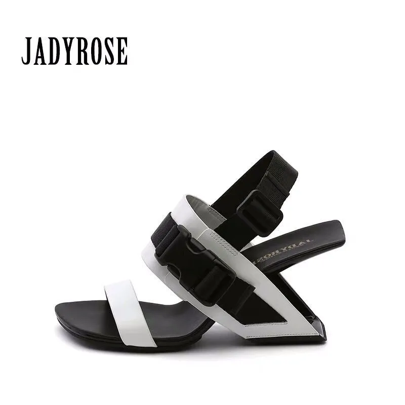 Jady розовые повседневные женские гладиаторские сандалии необычные туфли на