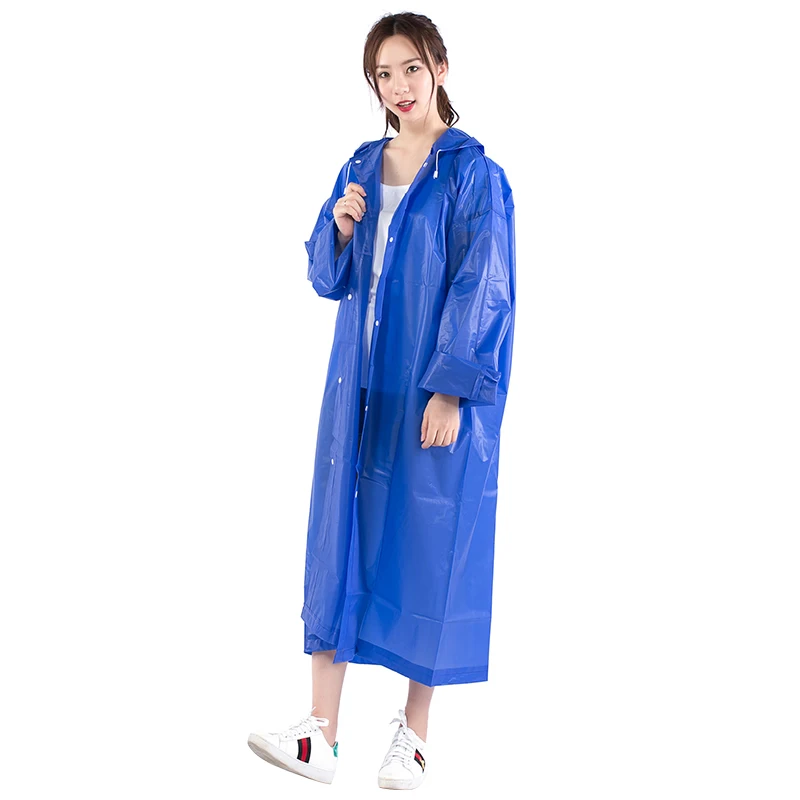 Модная дешевая Женская длинная куртка полупрозрачный водонепроницаемый