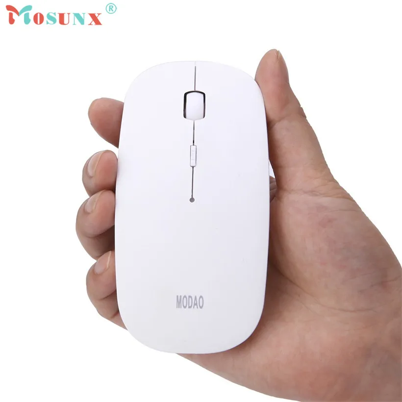 Продвинутая мышь Mosunx Супер тонкая перезаряжаемая Bluetooth 3,0 Беспроводная мышь для ПК и ноутбуков и планшетов Android 1 шт