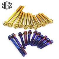 Motorcycle Stainless Steel Engine Screws Nut Set Cap Bolt Screw Cover Bluing Gold Modified Accessories for HONDA PCX150 All Year