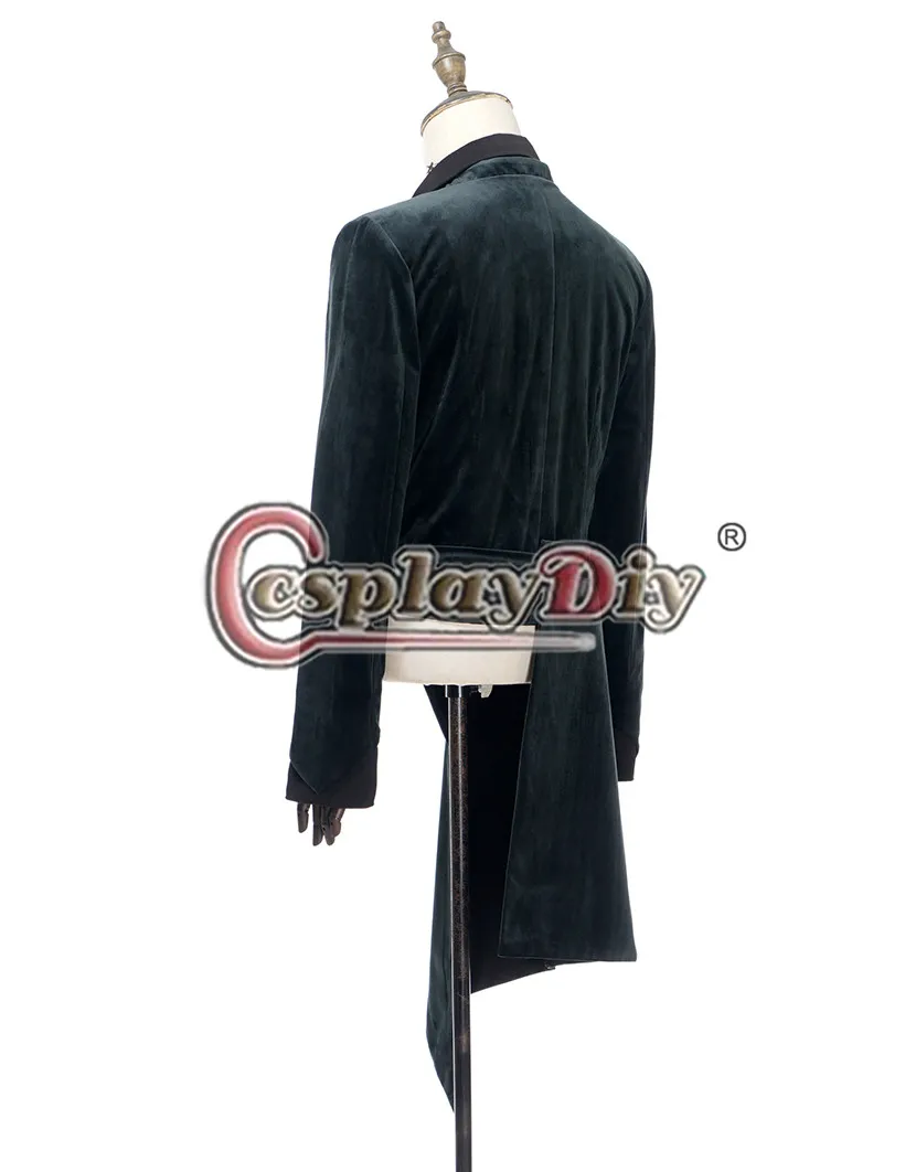 Cosplaydiy средневековое мужское пальто элегантные готические аристократические