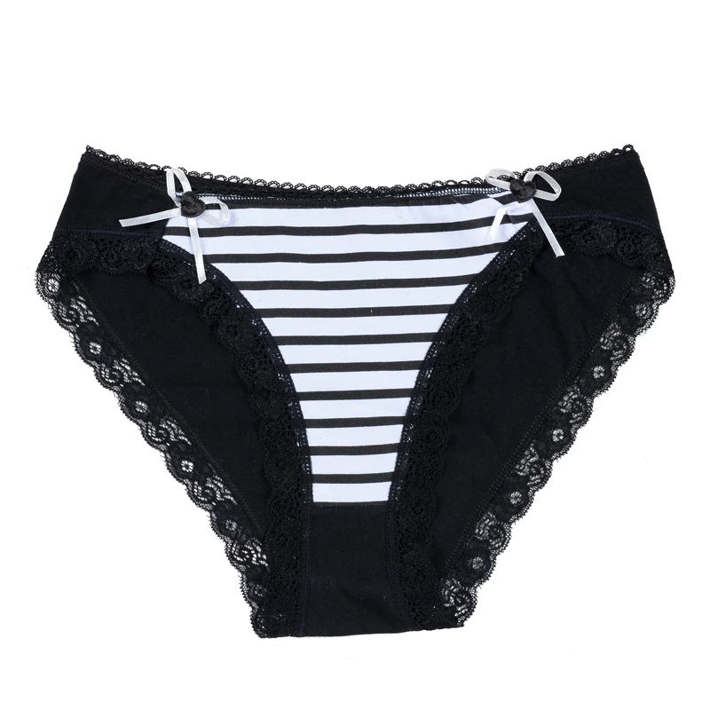 

2018 Direct Selling Cueca Ropa Interior Femenina Cotton Underwear Women Briefs Women's High Quality Gas Thongs Bow Panties