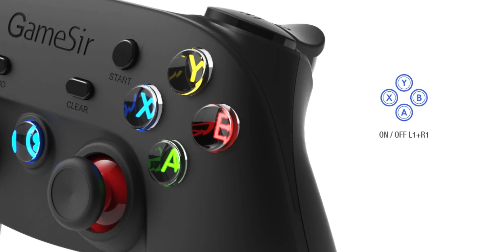 GameSir G3s Bluetooth Джойстик Android геймпад беспроводной контроллер для Android смартфон планшет VR ТВ коробка PS3 ПК