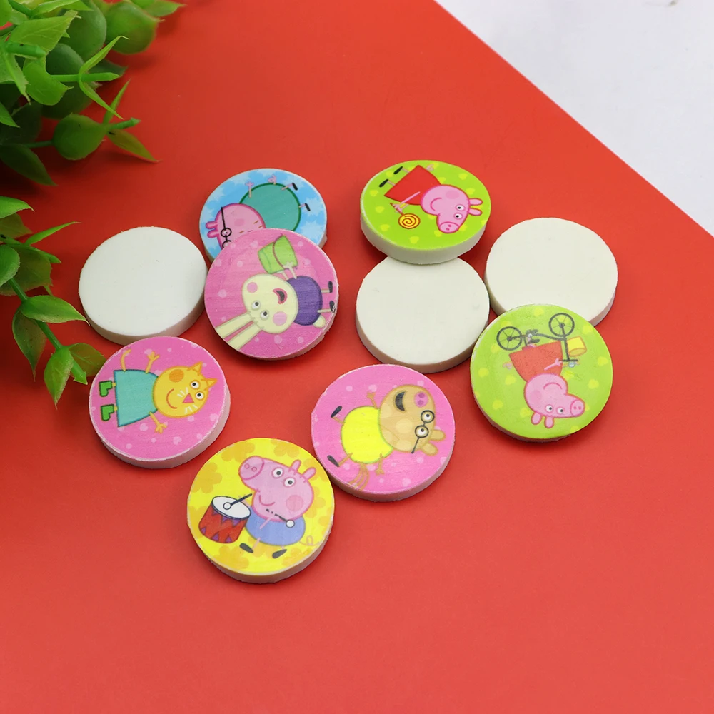 4 шт./упак. креативные Мультяшные маленькие поросенки резиновые игрушки для детей