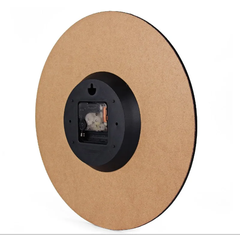 Лучшие продажи Новые большие деревянные настенные часы круглые винтажные