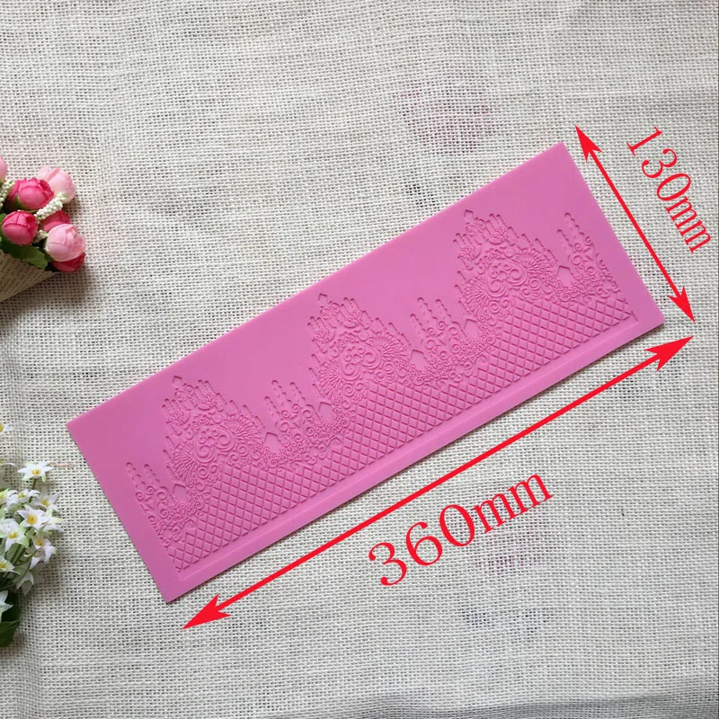 Силиконовый помадный кружевной торт в стиле барокко инструменты для украшения